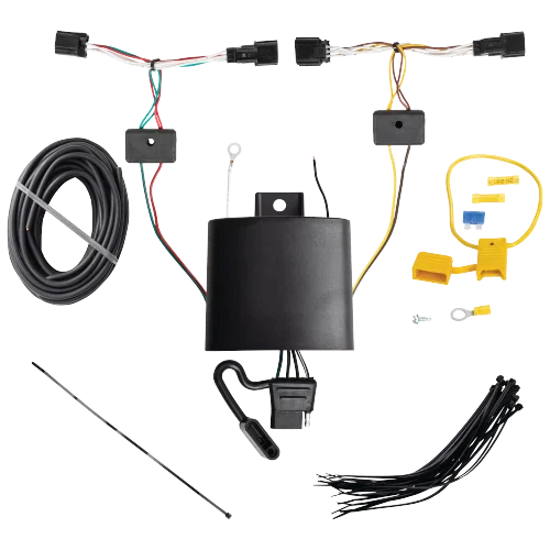118881 – TEKONSHA Trailer Wiring Connector, T-One Connector With Circuit Protected ModuLite ® HD Module With 4-Way Fl...